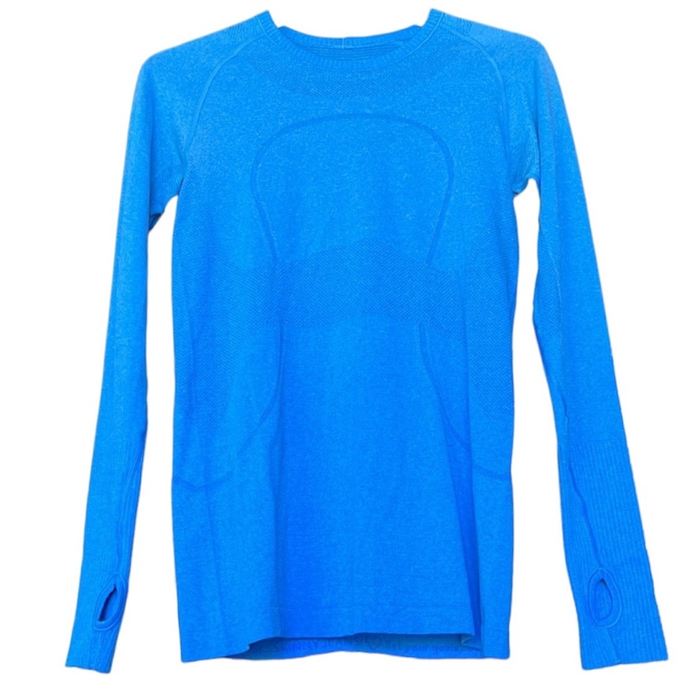 Lululemon Swiftly Tech Long Sleeve Blue Size 8